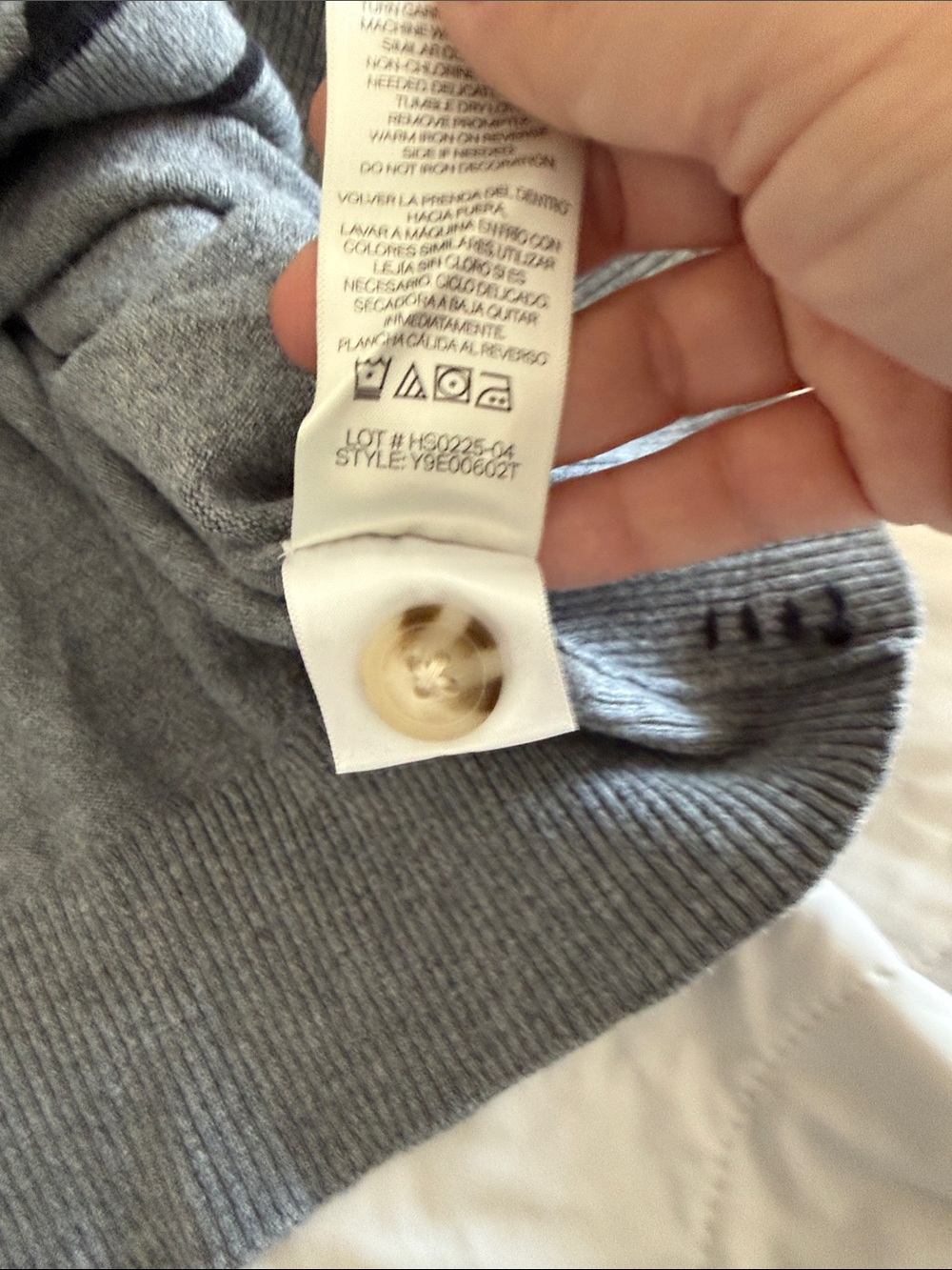 Scotch & Soda Gray V-Neck Button Cardigan - Picture 5 of 7